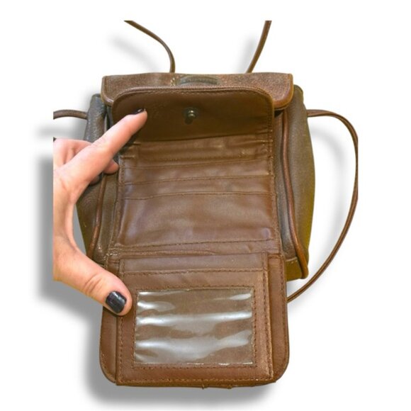 Vintage Women’s Express Full Grain Leather Mini Crossbody - Picture 8 of 11